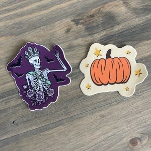 Living fully Halloween stickers